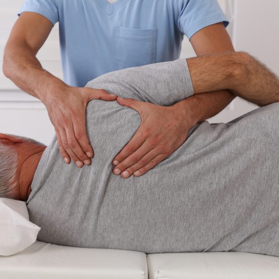Stock Photo of Osteopathy for Seniors 