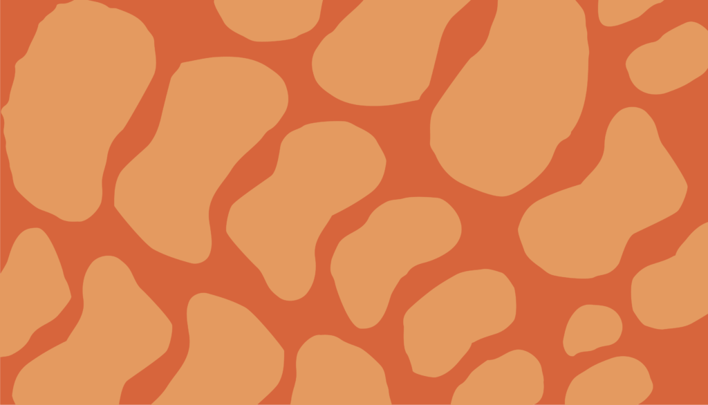 illustration of yellow spinal bones on orange background of the JD Osteopathy Contact us page and used for the blog when you're still in pain